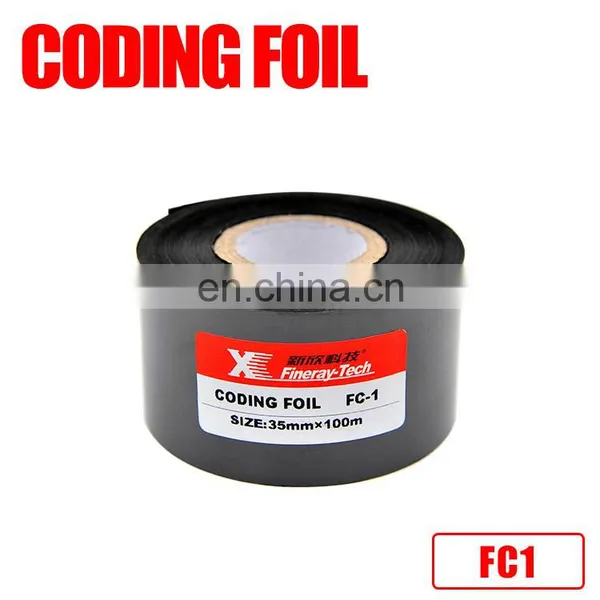 Fineray FC3 Food Packaging Date Printing Hot Coding Stamping Foil