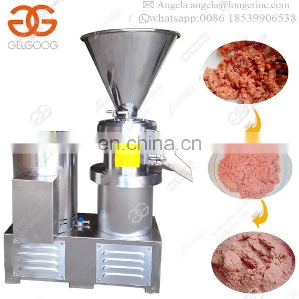 Commercial Hazelnut Paste Grinder Jam Producing Machine Pistachio Peanuts Butter Vertical Colloid Mill photo-2