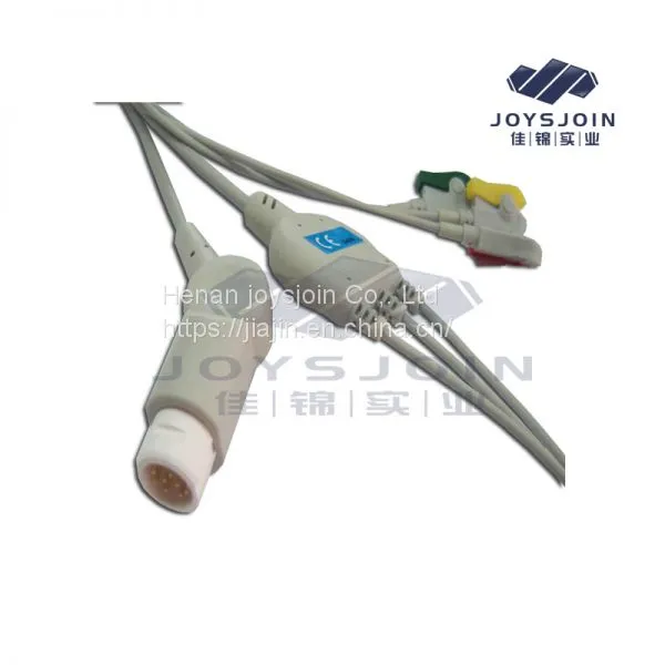 Philips 12pin 3 Lead ECG Cable With Leadwires