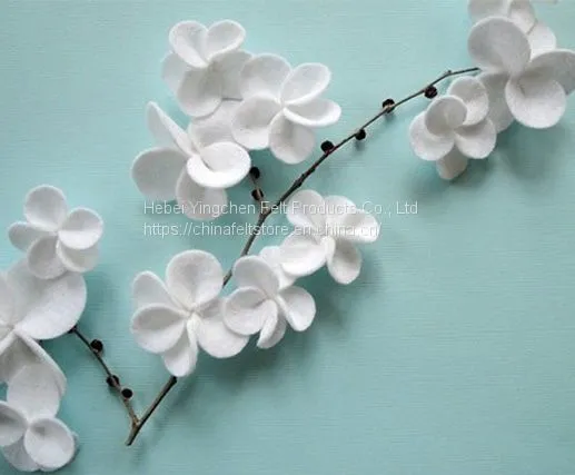 Promotional Beautiful Felt Flower Customer Design