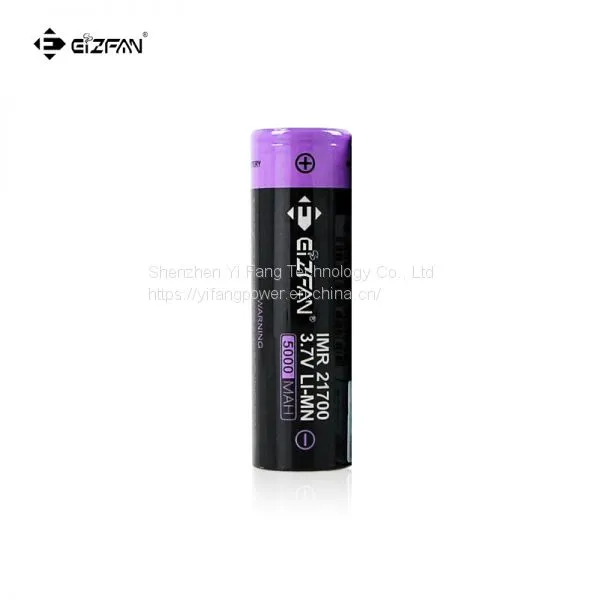 Efan IMR 21700 5000mAh 10A/15A 3.7V Battery Flat Top