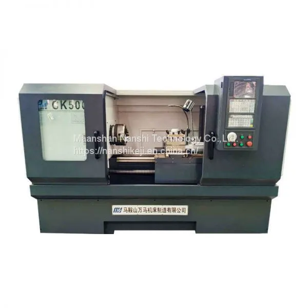 CNC Flat Bed Lathe CK500/2000 Heavy Cutting With Low Noise Chuck Lathe