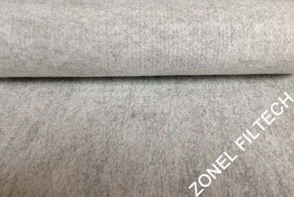 Anti-static needle felt filter cloth and filter bag