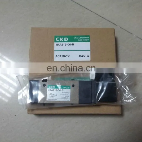 CKD Solenoid Valve Japan Solenoid Valve 4KA219-06-B photo-2