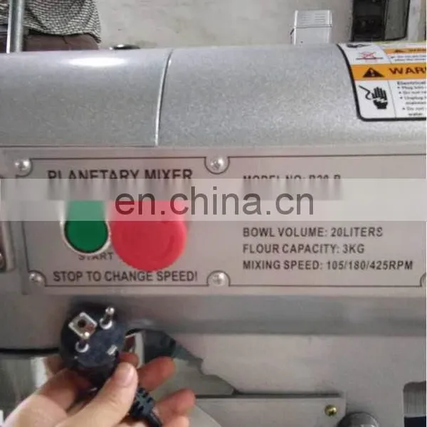 Best Selling Commercial 20L Electric Stainless Steel Planetary Mixer Price photo-4