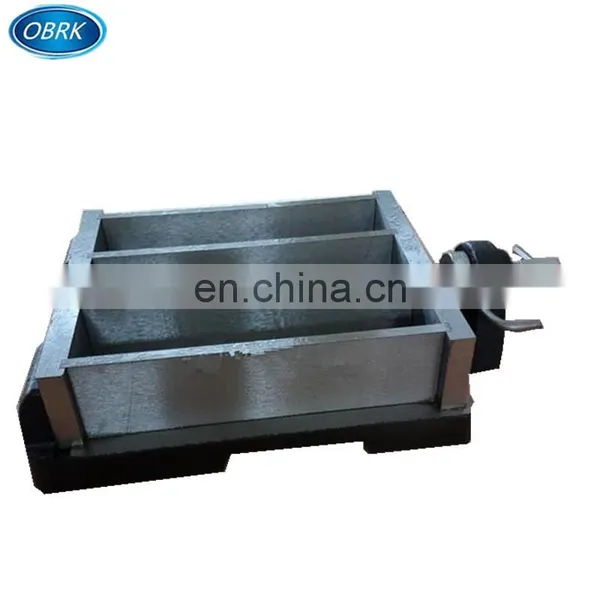 150mm One Gang Lab Mortar Casting Iron Cube Test Molds Casting Iron Testing Mould photo-6