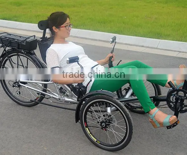 One Seats Heavy-Duty Electric Recumbent Trike photo-6