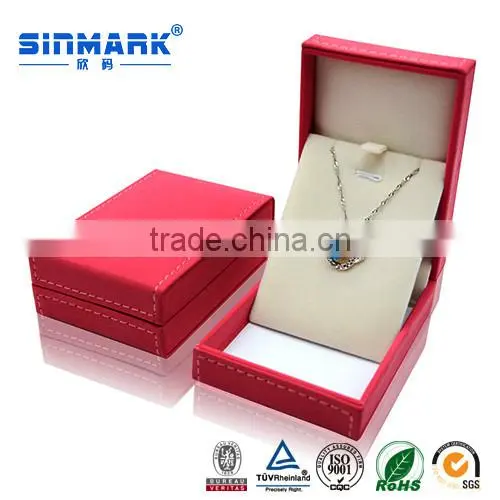Wedding Jewelry Newest Design Jewelry Set Red Rose Velvet Jewelry Display Box photo-2