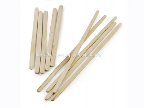 Stirrer Coffee Wholesale Made In China Disposable Bamboo Wood Stirrer Coffee Eco Friendly AB Grade Various Sizes Material Birch Wood photo-2