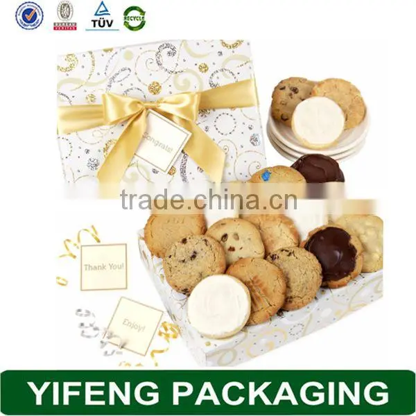 Pretty Food Packaging Decorative Wholesale Craft Paper Cookie Box photo-5
