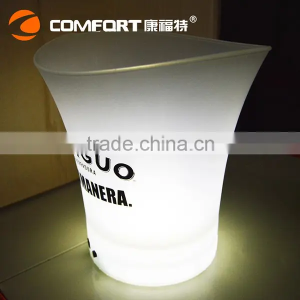 Rechargeable PP Plastic LED Ice Buckets photo-2