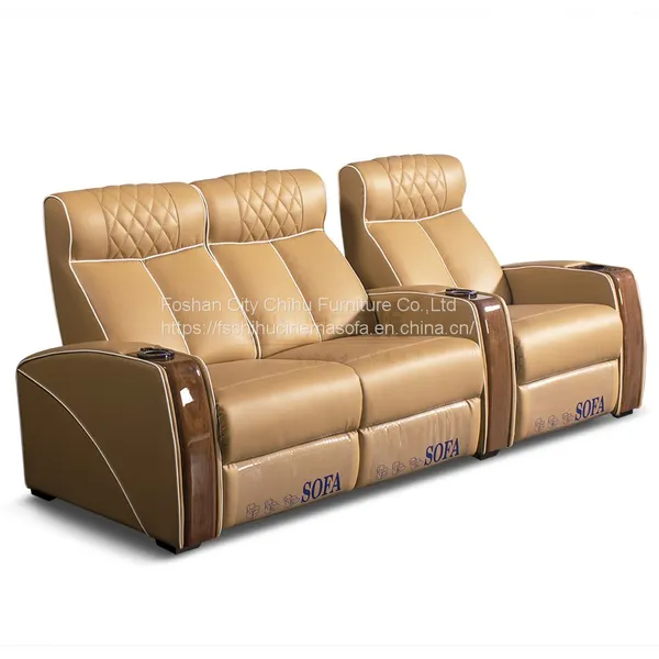 Cream Color Home Sofa Italian Style Home Luxury Theater Sofa Set Modern Living Room Sofa Furniture photo-4