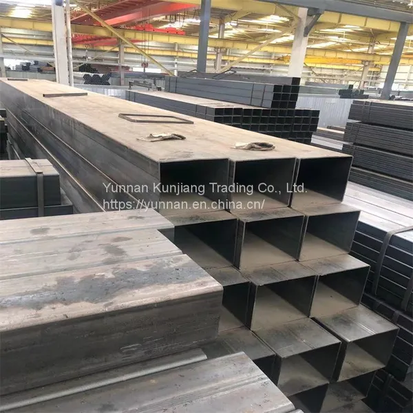 Yunnan Q235 Square Tube Wholesale Hot Dip Galvanized Square Tube 40 * 80 * 3 Square Tube Kunming Sales Square Tube photo-2