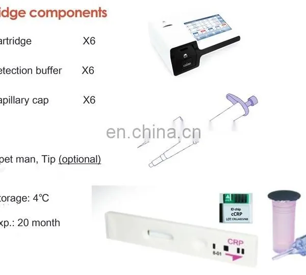 Animal Blood Chemistry Analyzer Fully Automatic Veterinary Biochemical Fluorescent Quantitative Immunoassy Analyzer photo-5