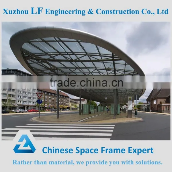 Prefabricated Steel Roof Truss for Car Parking photo-3