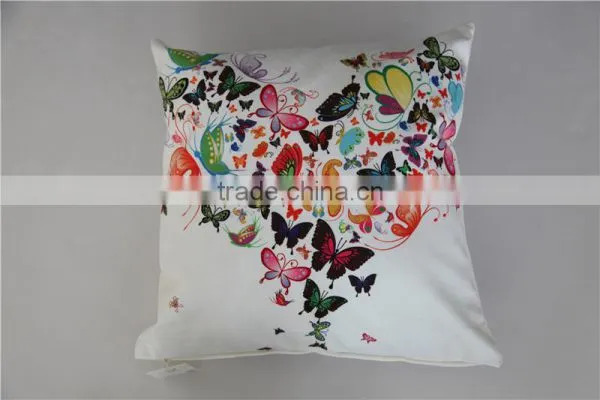 Butterfly Tree Art Style Printed Cushion photo-3