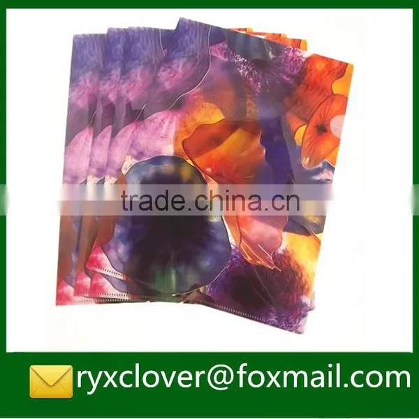 Factory Derictly Wholesale L Shape a4 Size File Folder pp Stationery photo-3