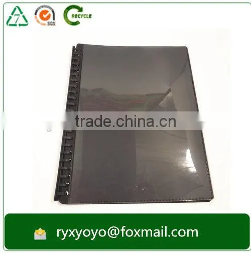 23 Hole Lose-leaf a4 Size 20 Pockets Clear Book Display Book With Sleeves photo-2