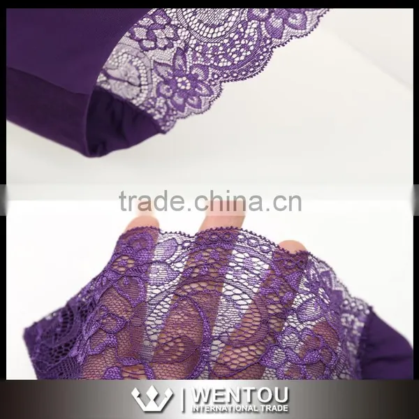 Women Hollow Transparent Lace Sexy Underwear photo-2