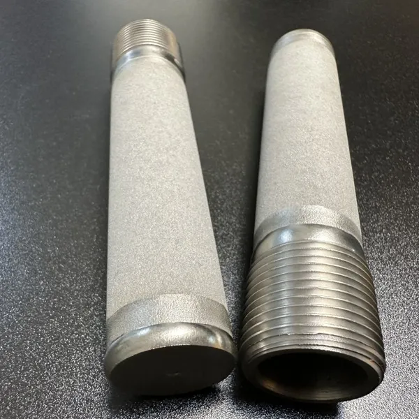 Sintered Porous Candle Filter With M30 Interface Porous Titanium Filter Powder Metallurgy Filtration PEM Electrolysers photo-3