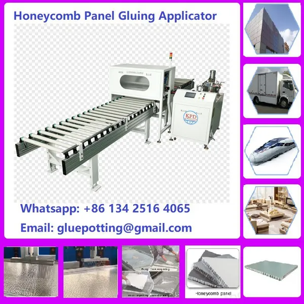 Fully Automatic Glue Spraying Machine for Honeycomb Panel PVC Sandwich Panels photo-5