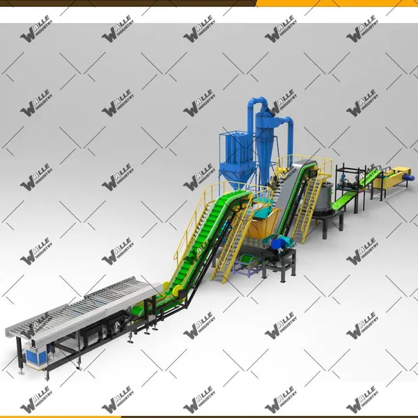 Walle Industry Refrigerator Waste Shredder Refrigerator Scrap Shredding Recycling Equipment photo-4