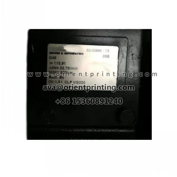 L2.105.1012 Motor MKGN-115XA-06C For Heidelberg CD102 SM102 Chain Sprocket Shaft Cpl Offest Printing Parts photo-4