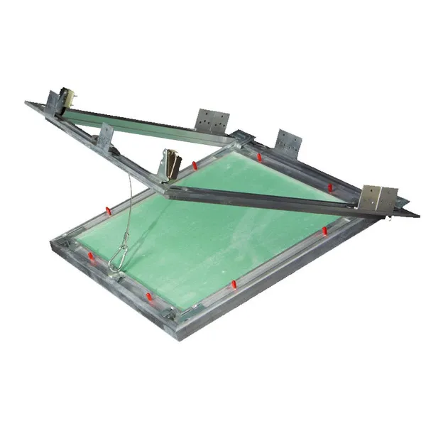 Flip-down access panel