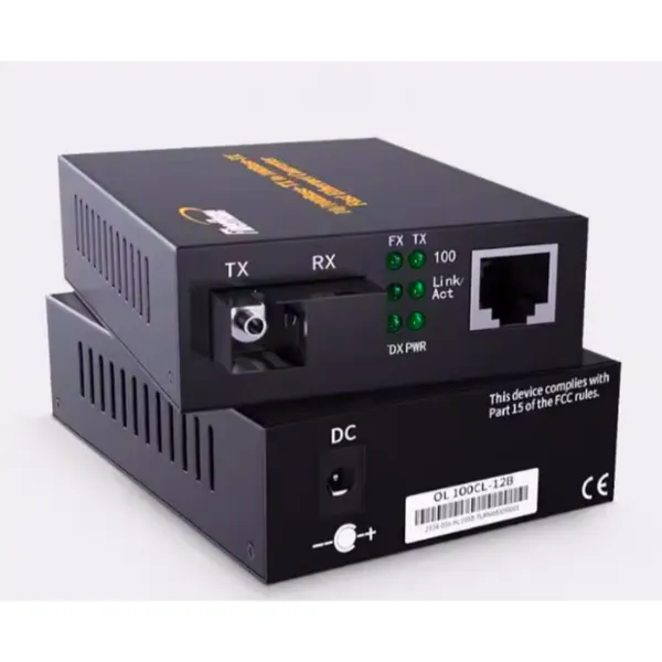 FiberHome Gigabit Fiber Transceiver OL100CL14B/24B (Media Converter) - Эталон предприятия, одномодовый одноволоконный, передача на расстояние 20 км