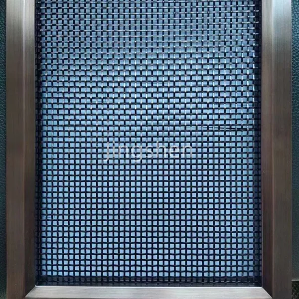 Stainless Steel Woven Wire Mesh Decorative Metal Mesh Sheet Grilles for Commercial Interior Partition Screens & Wall Cladding photo-3