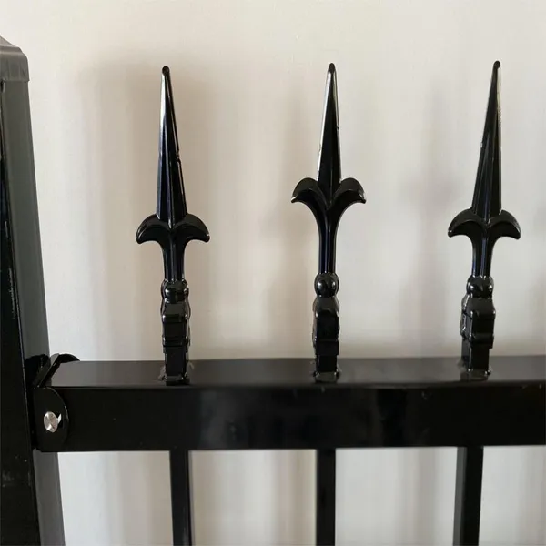 Galvanized Wrought Iron Garden Fence Panels for Outdoor Yard Security photo-5