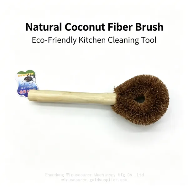 Household Cleaning Pot Brush Sturdy Bristle Dish Pan Washing Brush photo-2