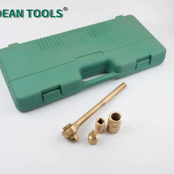 Non-Sparking Ratchet Wrench for Chemical Industry, Beryllium Copper, 1/2
