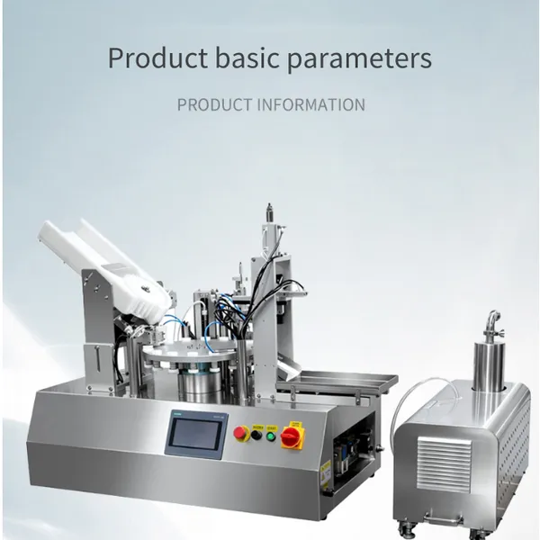 Маленькая настольная машина для наполнения картриджированных флаконов, машина для наполнения и запечатывания инсулина, машина для вакуумной запечатывания и закупоривания картриджированных флаконов