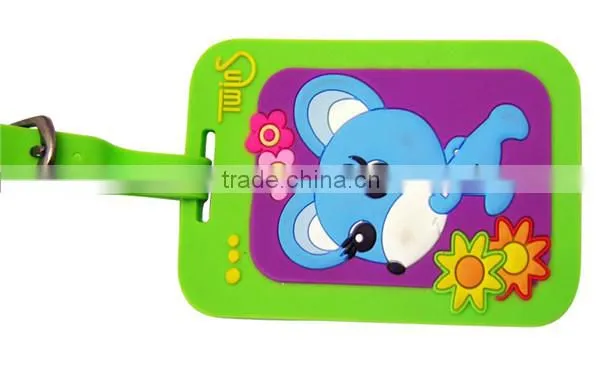 Promotion Wholesale Shaped Custom Logo Cheap Bulk Soft PVC Luggage Tag photo-6