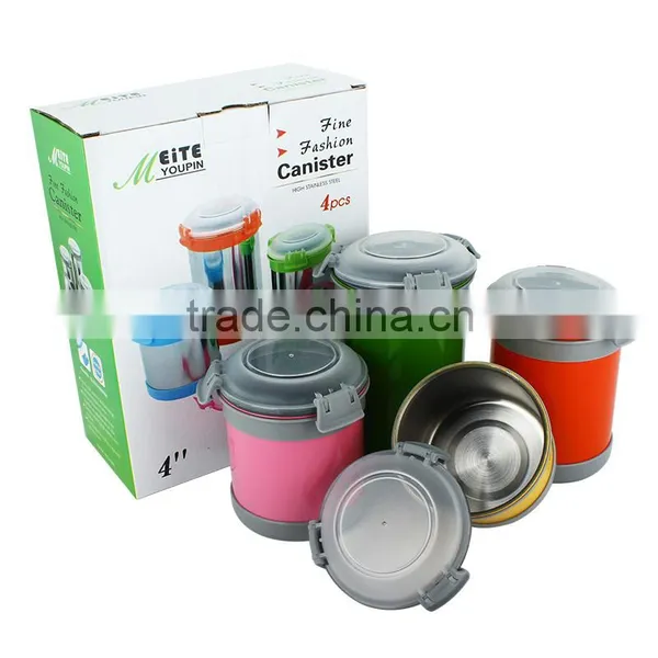 2016 Wholesale Kitchen Storage/sale Stainless Steel Food Canister Sets,candy Jar,mason Jars photo-5
