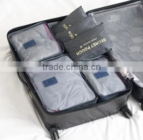 6PCS/Set High Quality Mesh Bag Travel Bags Women photo-5
