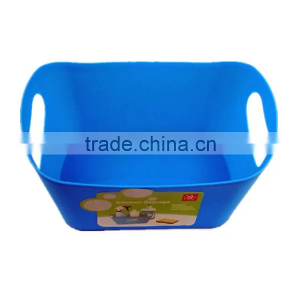 Plastic Carry Basket Multipurpose Storage Box Food Storage Box photo-3