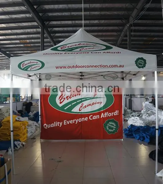 Folding Gazebo 10x10 ft Digital Printing 300g Polyester With Pvc Coating photo-2
