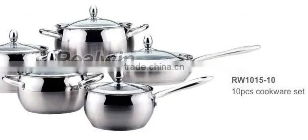 10pcs Cookware Sets Metal Kitchenware and Cookware photo-2