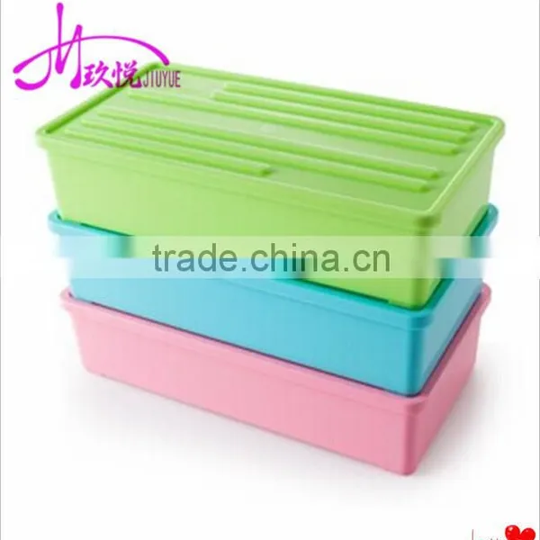 Candy Color Multipurpose Storage Box With Cover