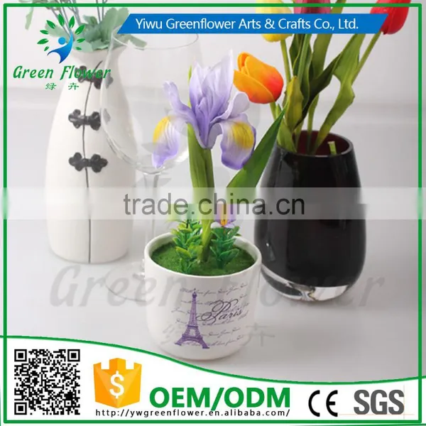 2016 Wholesale Multicolor Latex Artificial PU Flowers Lreland Bonsai Real Touch Bouquet Wedding Bridal Decor Display Flower photo-2