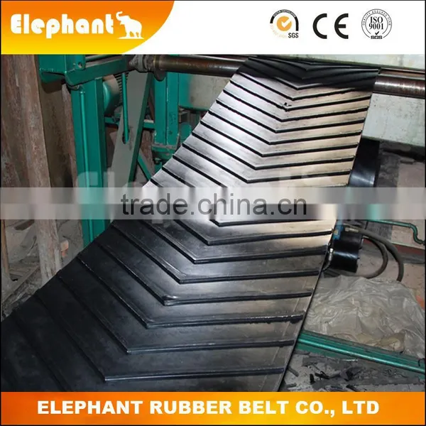 Herringbone Pattern Conveyor Belt for Sand Transport