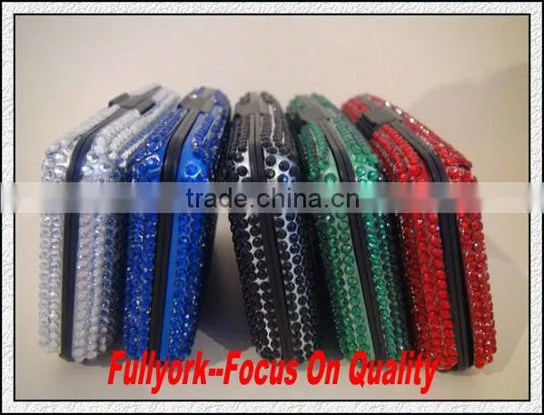 Rhinestone Bling Aluminum Aluma Wallet As Seen On TV Diamante Bling Aluminum Credit Card Wallet Holder photo-5