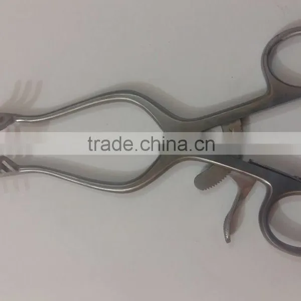 Weitlaner-Wullstein Retractor / General Purpose ENT Instrument/Weitlaner Wullstein Retractor 3x4 Prongs 13cm photo-2
