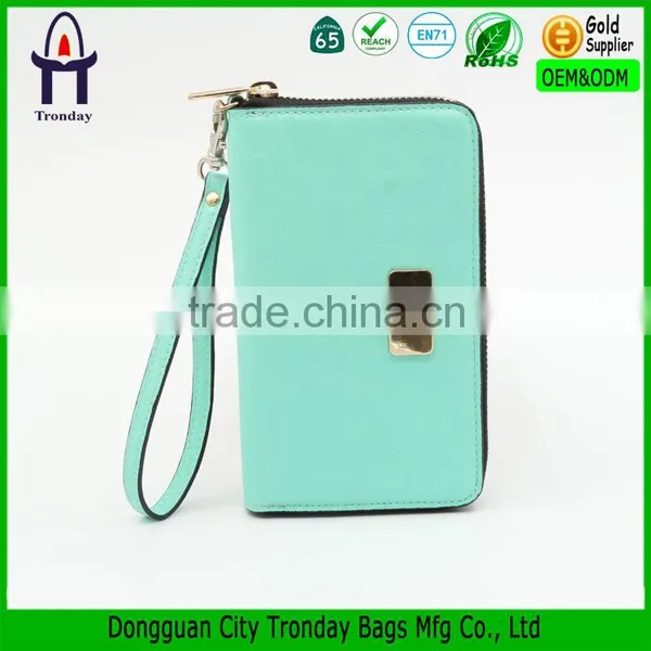 Wholesale PU Leather Women Wallet Female Clutch Wallet for Phone 6