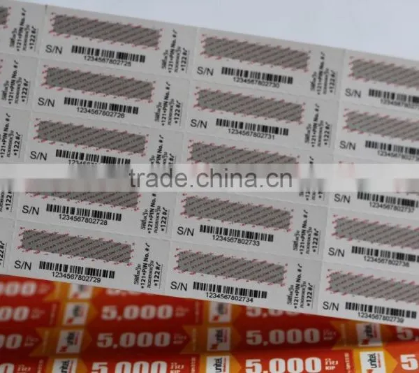 Telecom Use Paper Scratch Card Manufacturer photo-5