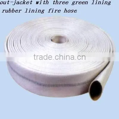 White Rubber Lining Fire Hose