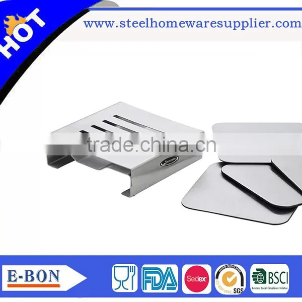 Hot Sale Square Shape Stainless Steel Cup Coaster Bar Tools Bar Set photo-4