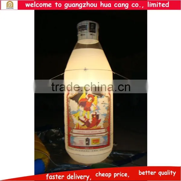2015 Hot Sale PVC Inflatable Bottle for Advertising / Promotional Inflatable Beverage Bottle photo-2